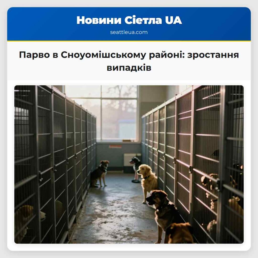 Парво в Сноуомішському районі: зростання випадків