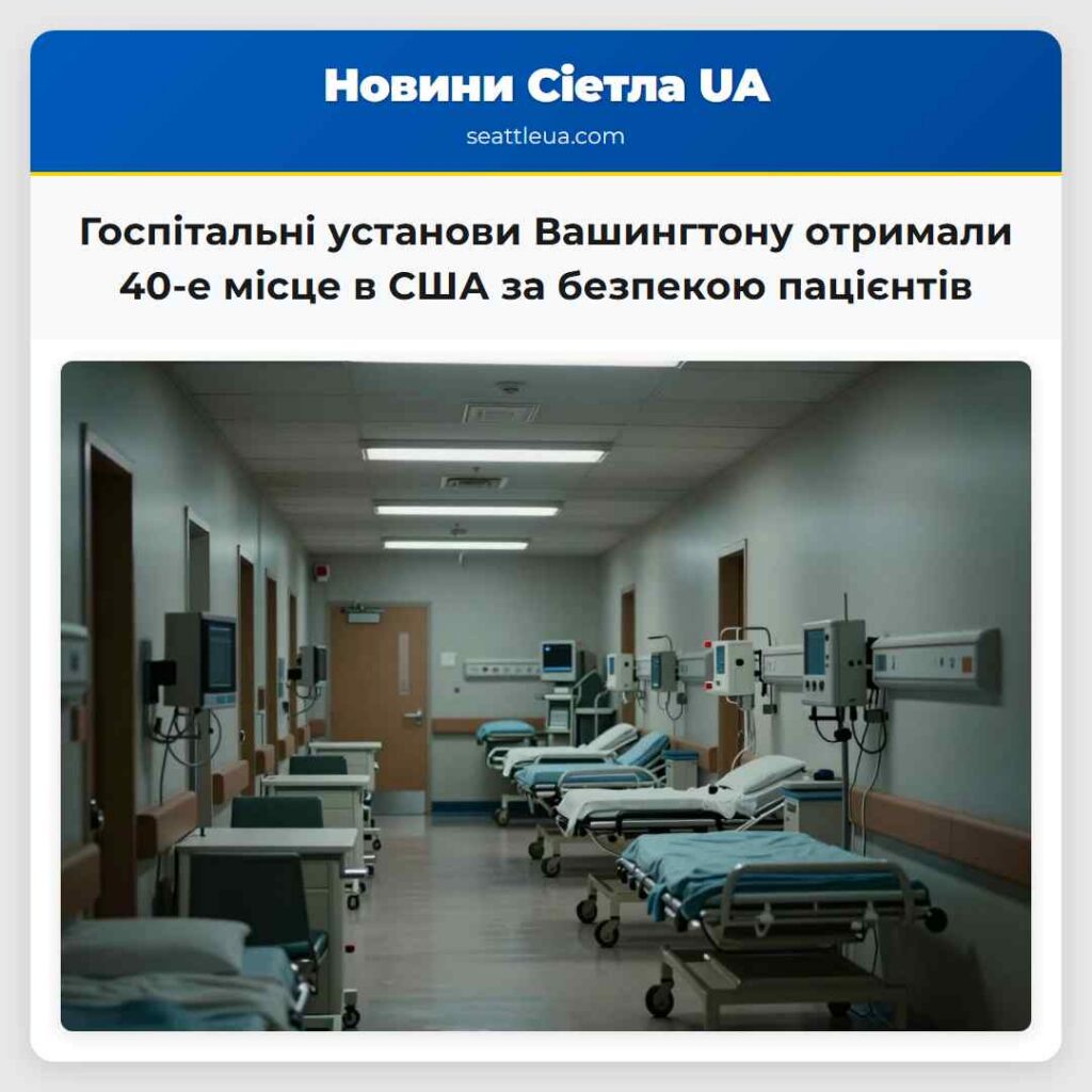 Госпітальні установи Вашингтону отримали 40-е