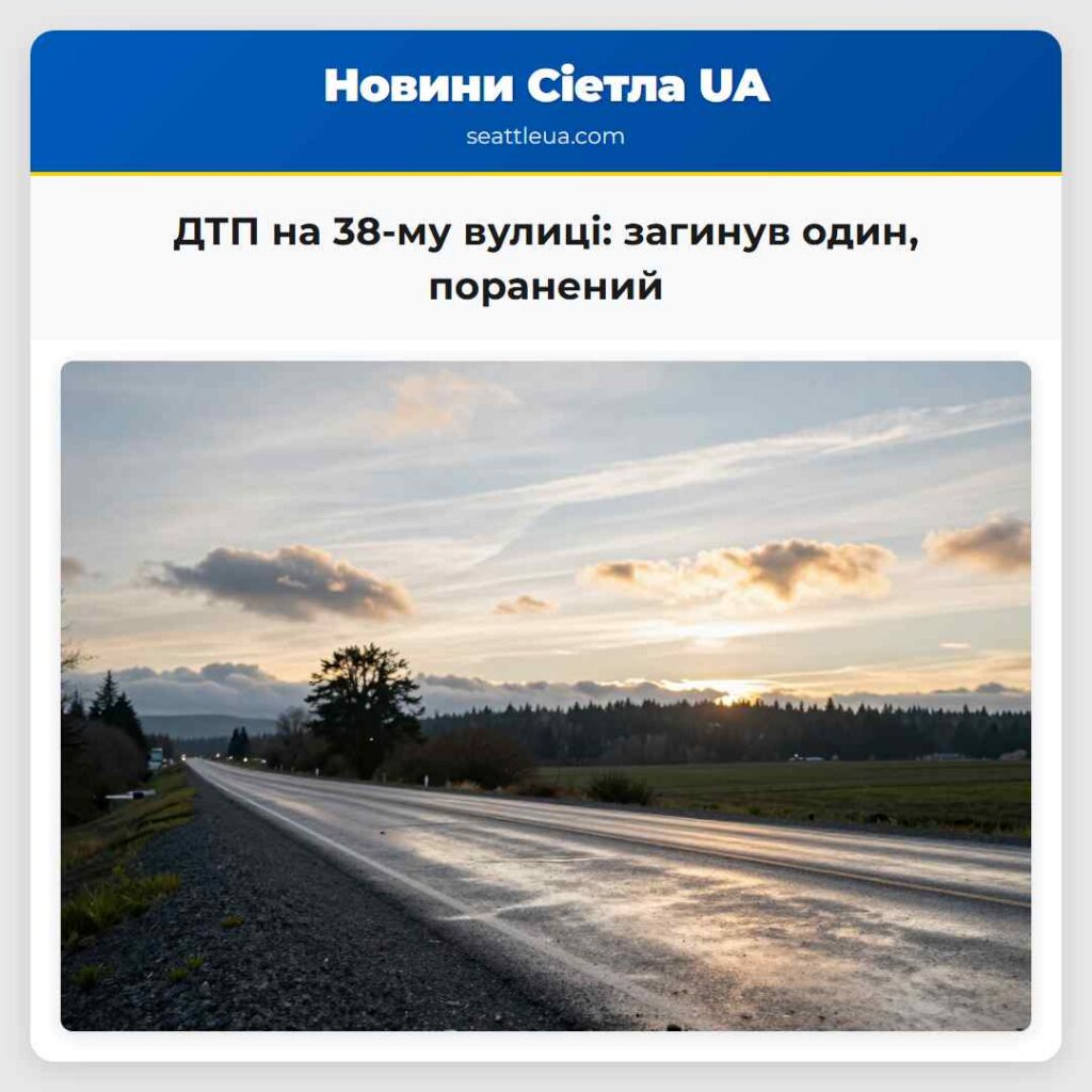 ДТП на 38-му вулиці: загинув один, поранений