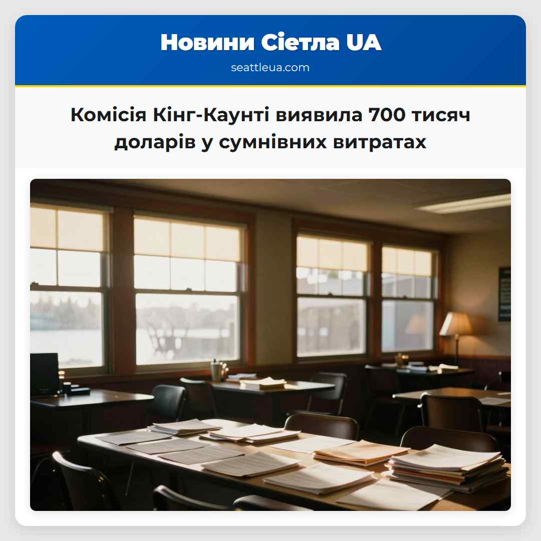 Комісія Кінг-Каунті виявила 700 тисяч доларів у сумнівних витратах