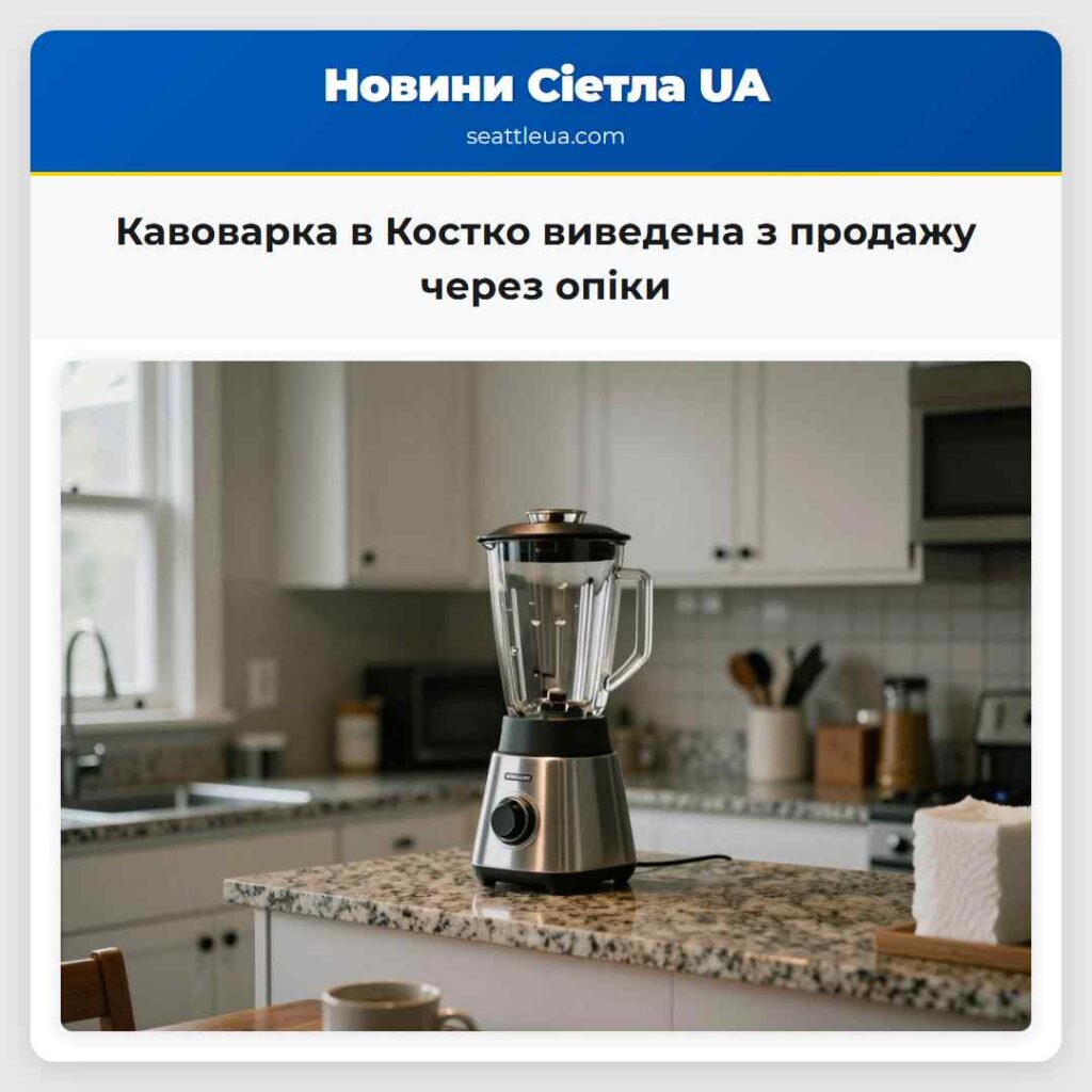 Кавоварка в Костко виведена з продажу через опіки