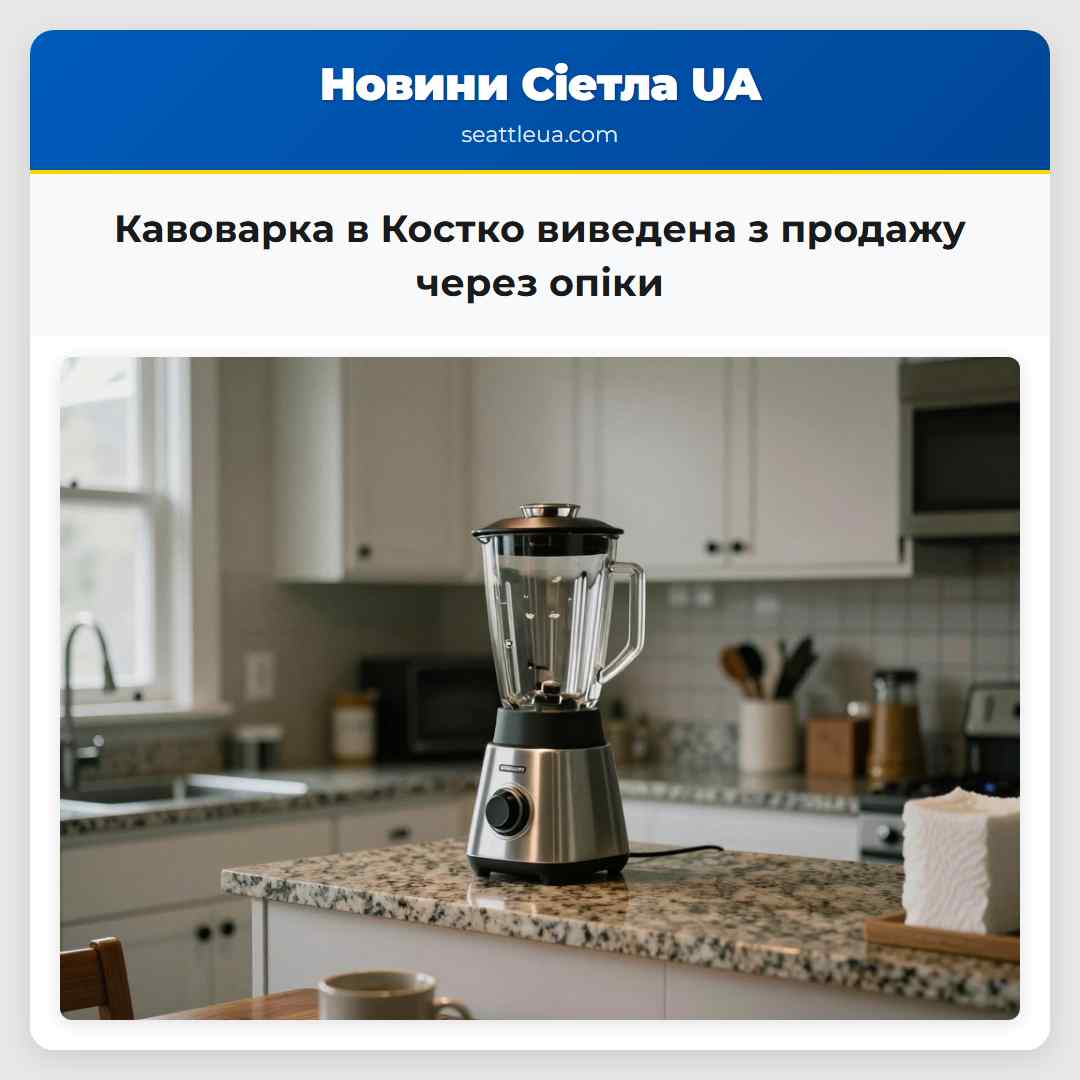 Кавоварка в Костко виведена з продажу через опіки