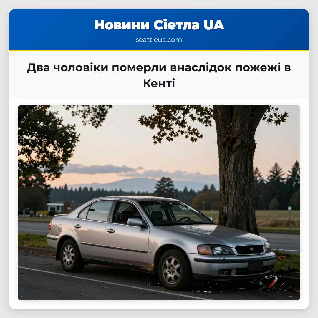 Два чоловіки померли внаслідок пожежі в Кенті