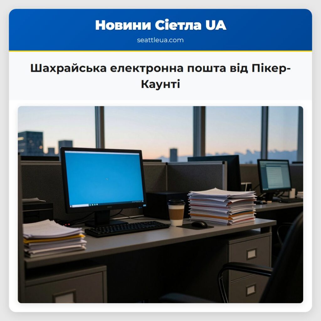Шахрайська електронна пошта від Пікер-Каунті