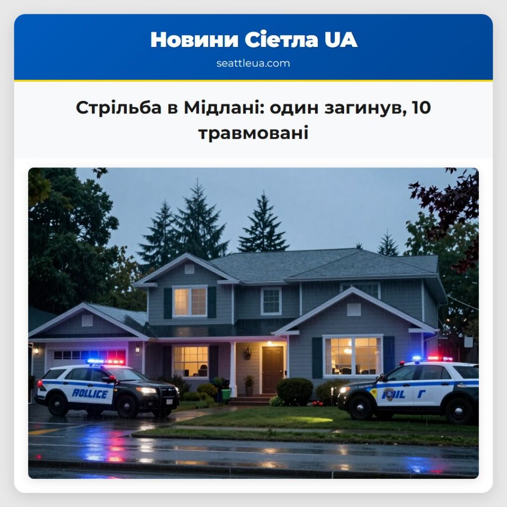 Стрільба в Мідлані: один загинув, 10 травмовані