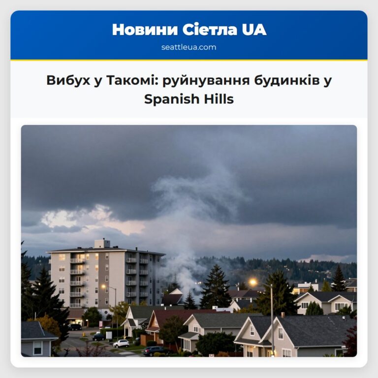 Вибух у Такомі руйнування будинків у Spanish Hills