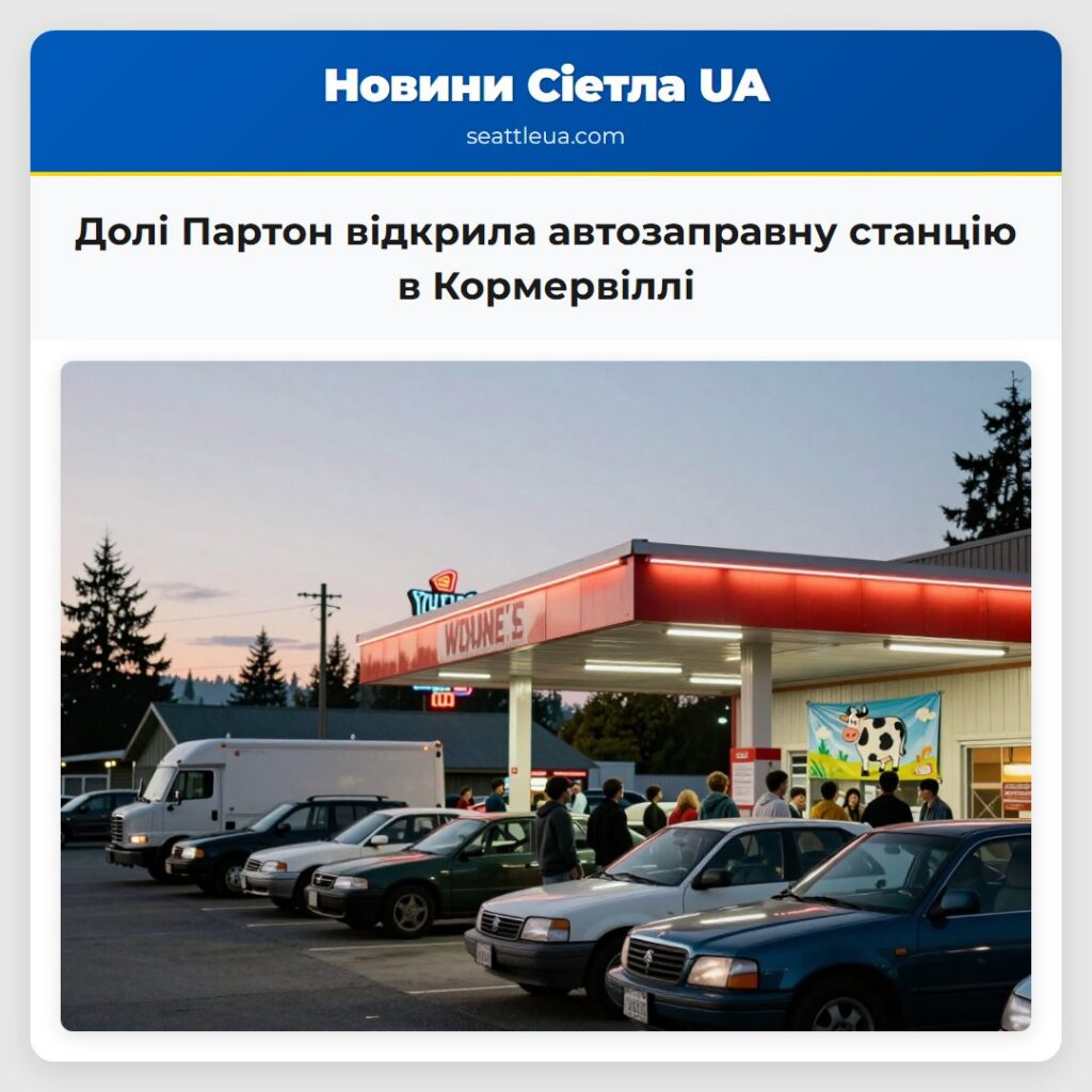 Долі Партон відкрила автозаправну станцію в