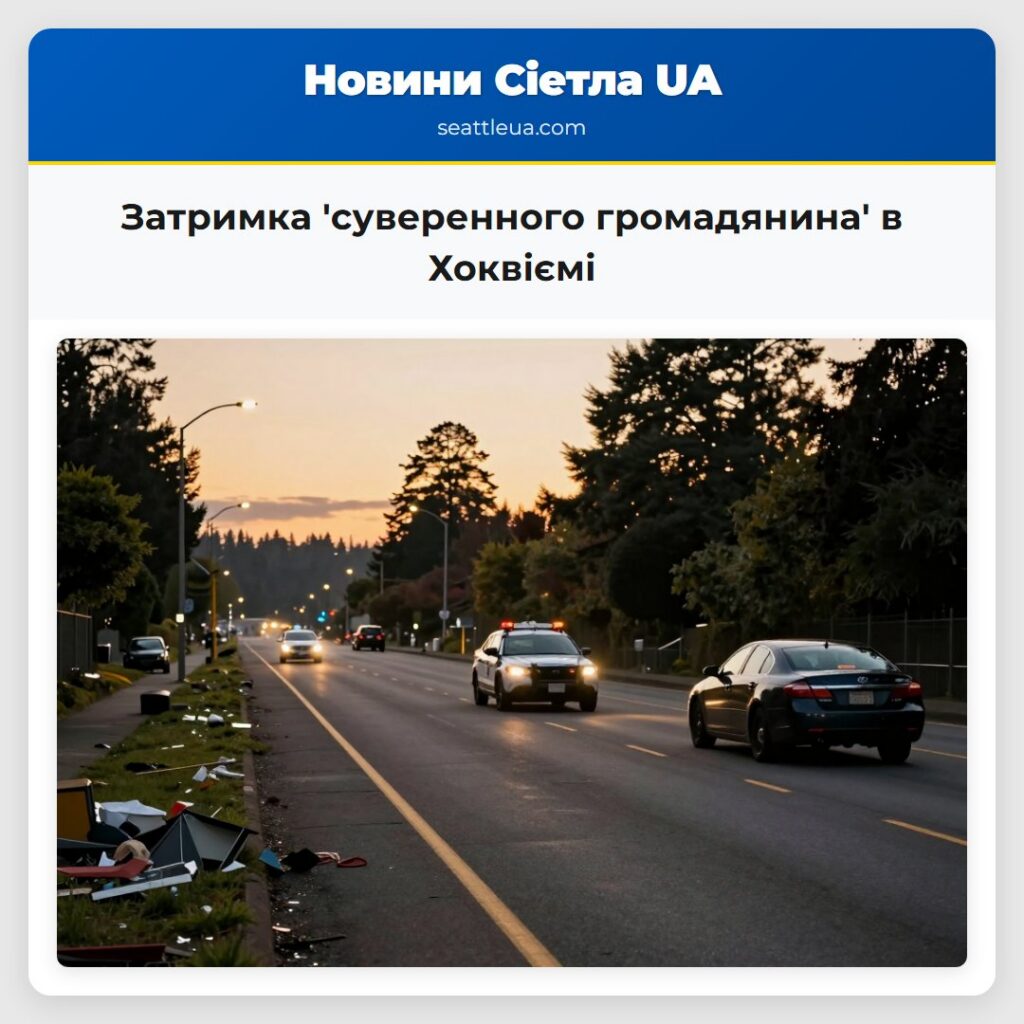 Затримка 'суверенного громадянина' в Хоквіємі