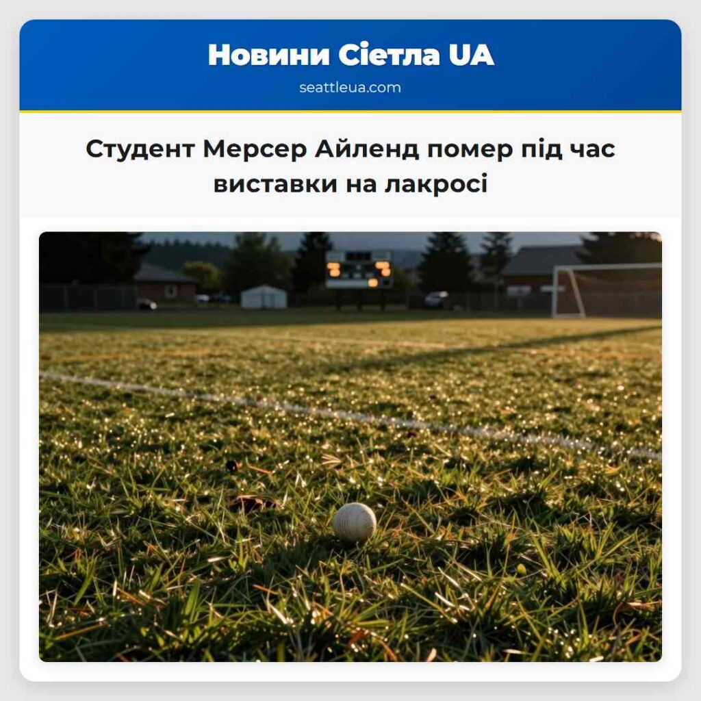 Студент Мерсер Айленд помер під час виставки на