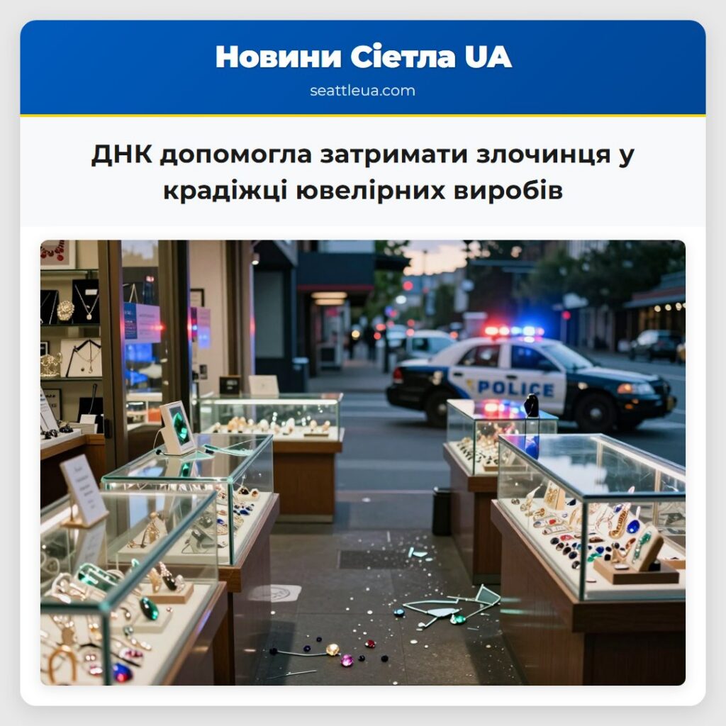 ДНК допомогла затримати злочинця у крадіжці