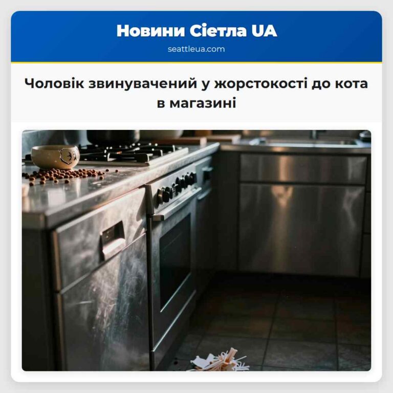 Чоловік звинувачений у жорстокості до кота в магазині