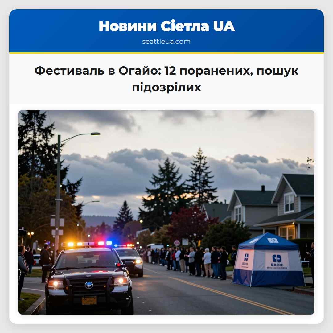 Фестиваль в Огайо 12 поранених пошук підозрілих