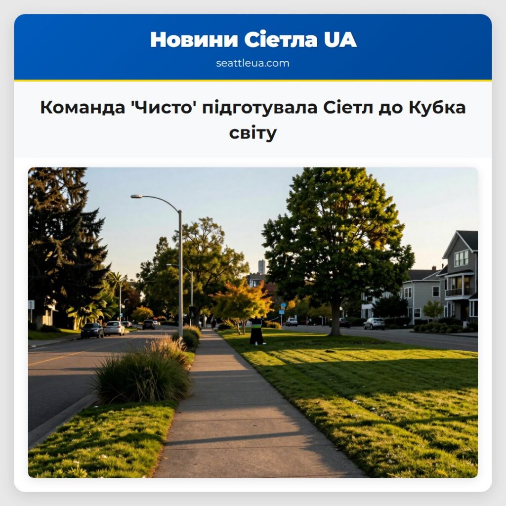 Команда 'Чисто' підготувала Сіетл до Кубка світу