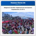 Медичні засоби підвищення екстрених перевезень на 15 %