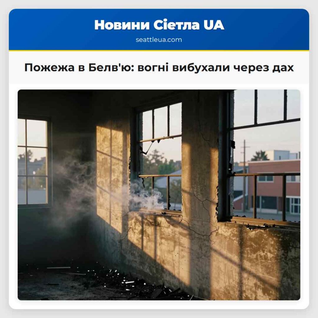 Пожежа в Белв'ю: вогні вибухали через дах