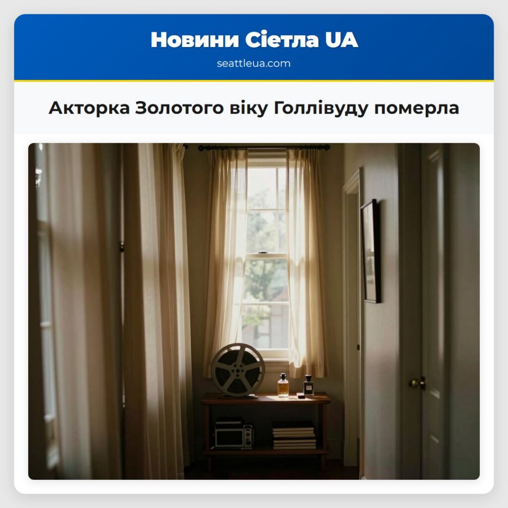 Акторка Золотого віку Голлівуду померла