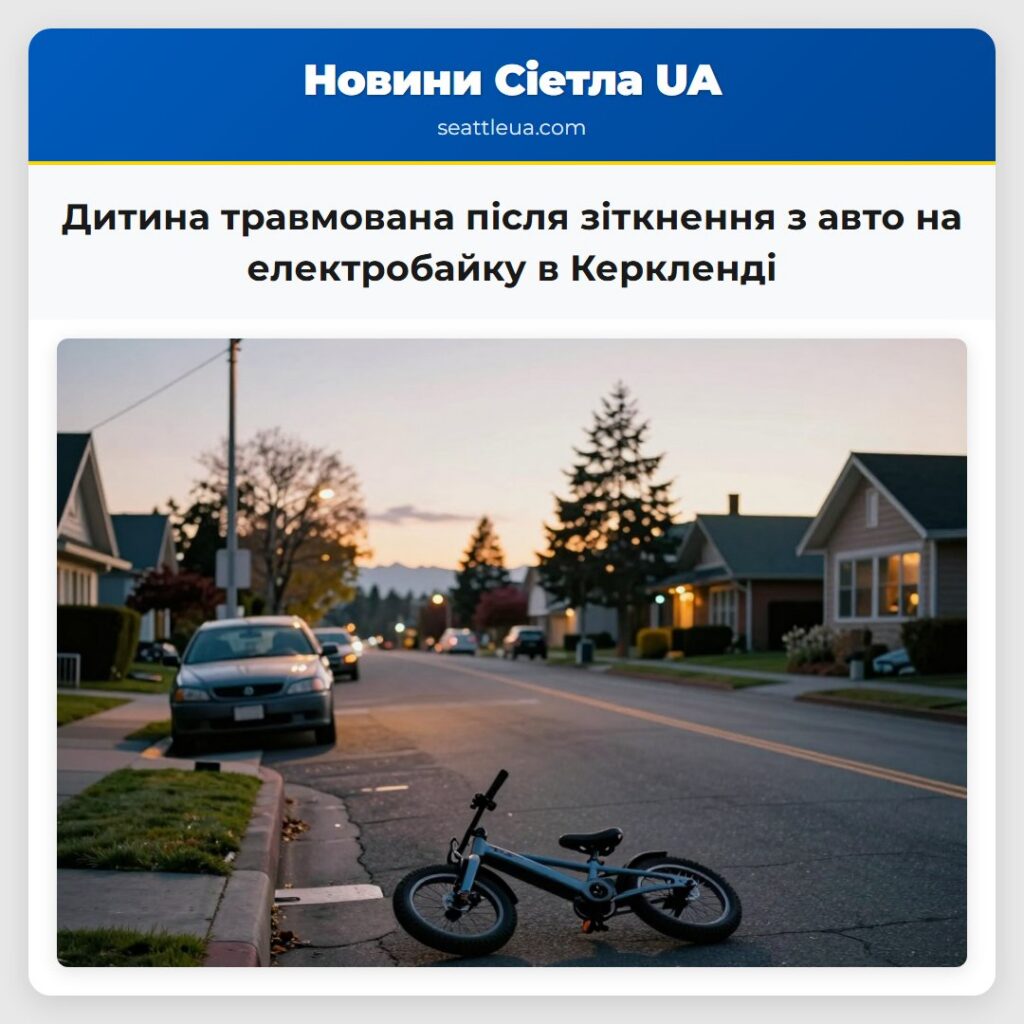 Дитина травмована після зіткнення з авто на