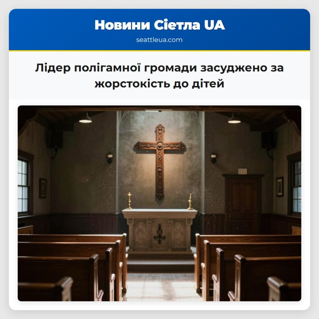 Лідер полігамної громади засуджено за жорстокість