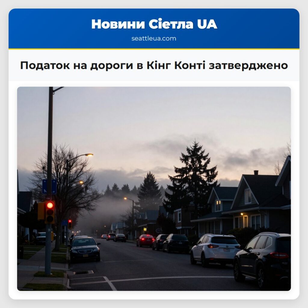 Податок на дороги в Кінг Конті затверджено