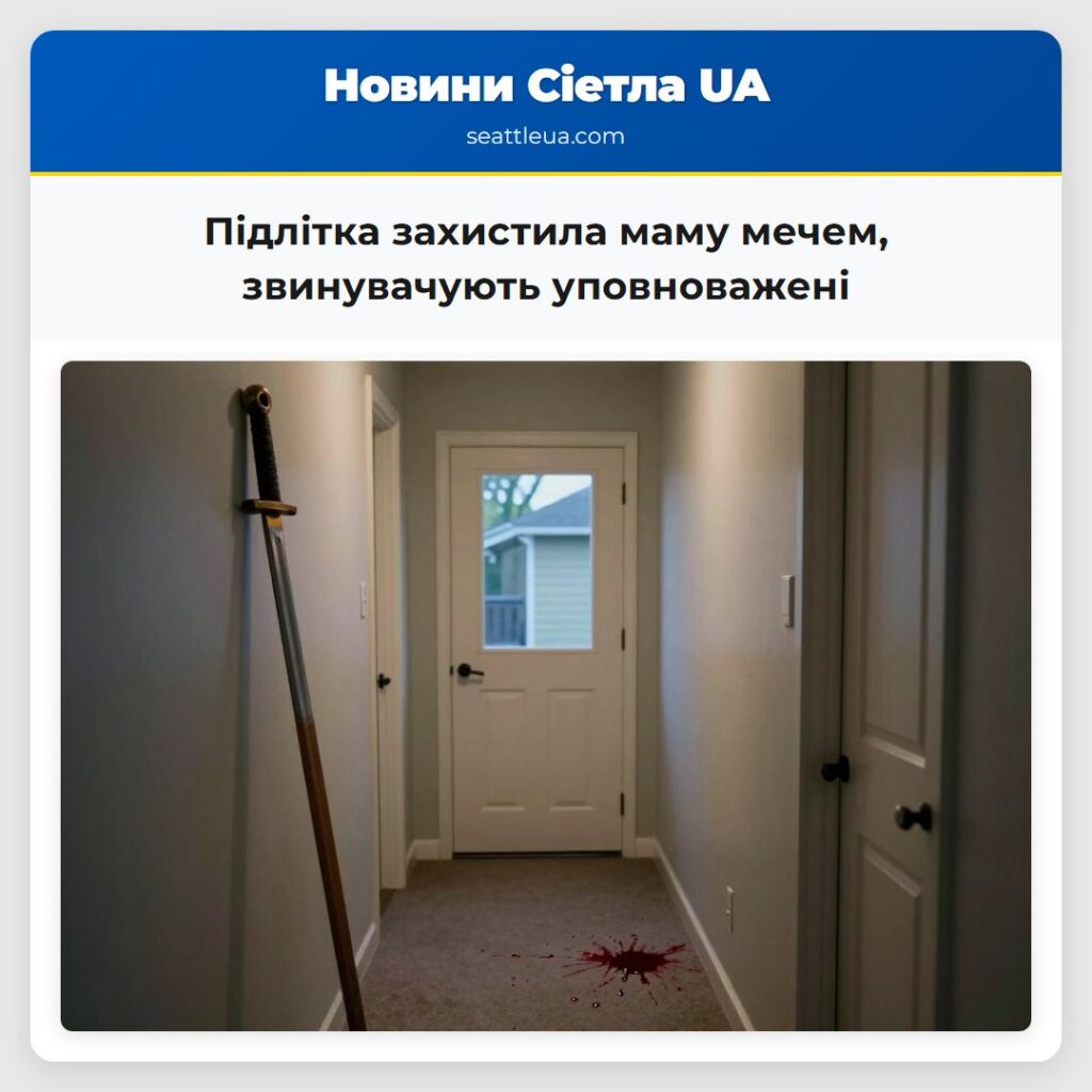 Підлітка захистила маму мечем, звинувачують