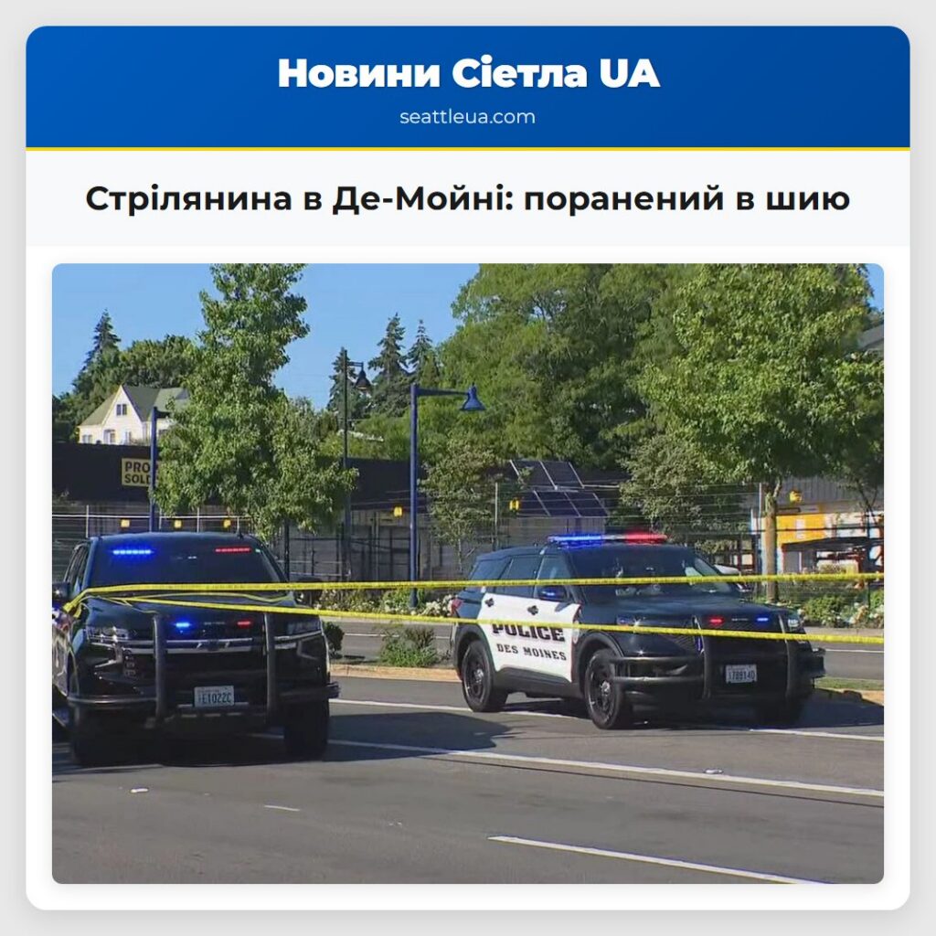 Стрілянина в Де-Мойні: поранений в шию