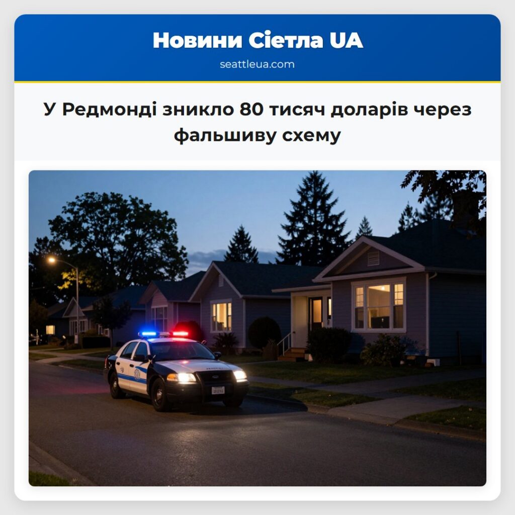 У Редмонді зникло 80 тисяч доларів через фальшиву