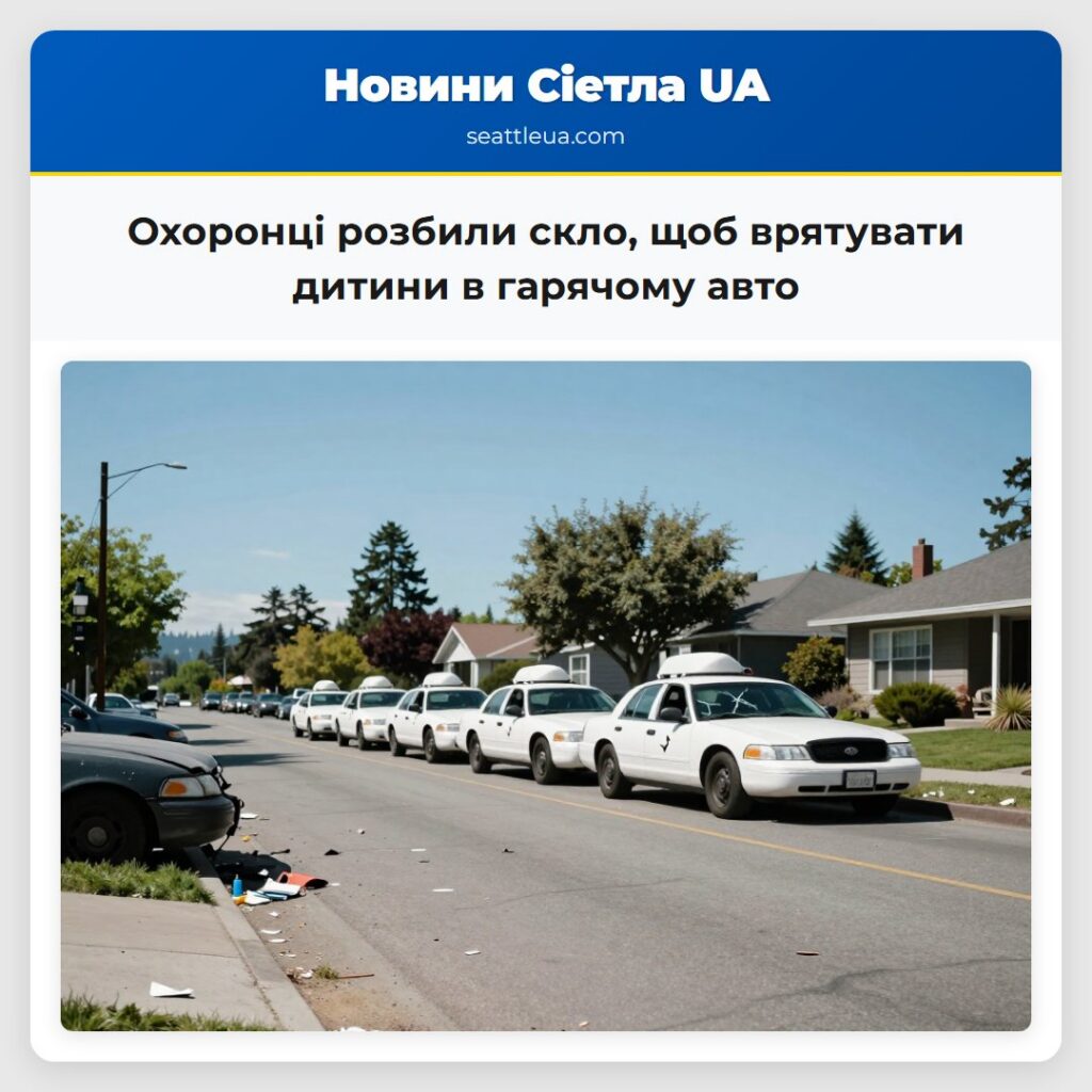 Охоронці розбили скло, щоб врятувати дитини в