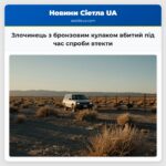 Злочинець з бронзовим кулаком вбитий під час спроби втекти