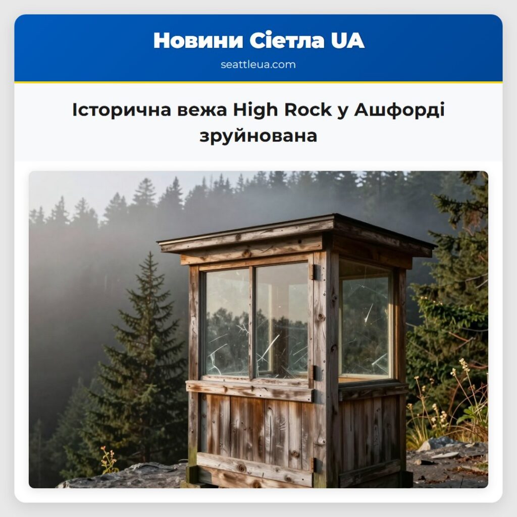 Історична вежа High Rock у Ашфорді зруйнована