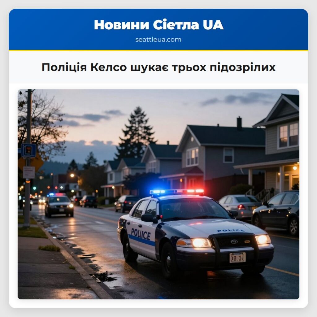 Поліція Келсо шукає трьох підозрілих