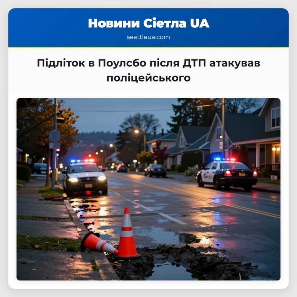 Підліток в Поулсбо після ДТП атакував