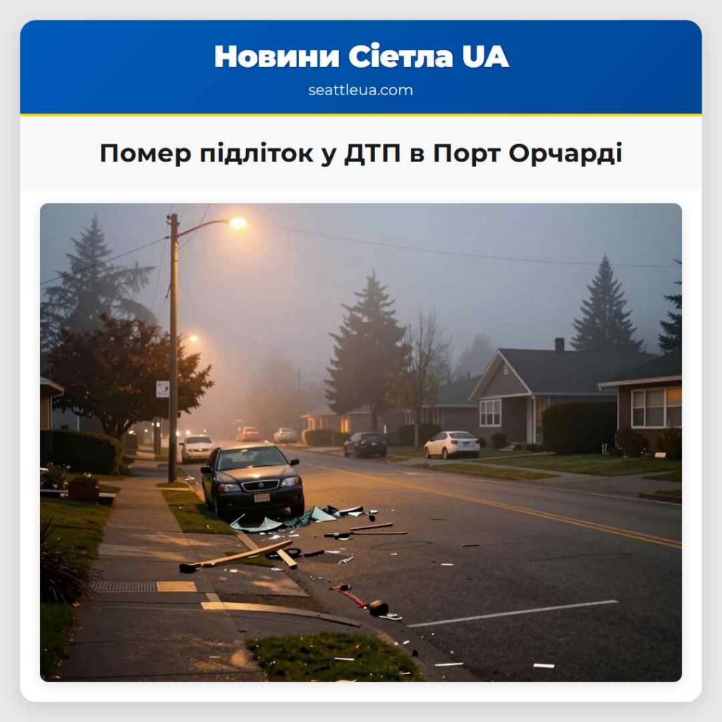 Помер підліток у ДТП в Порт Орчарді