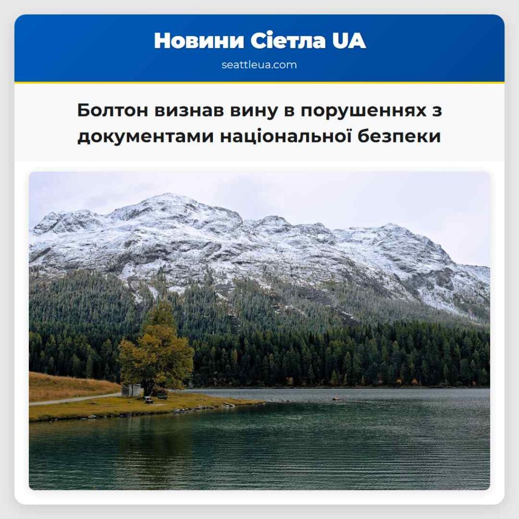 Болтон визнав вину в порушеннях з документами