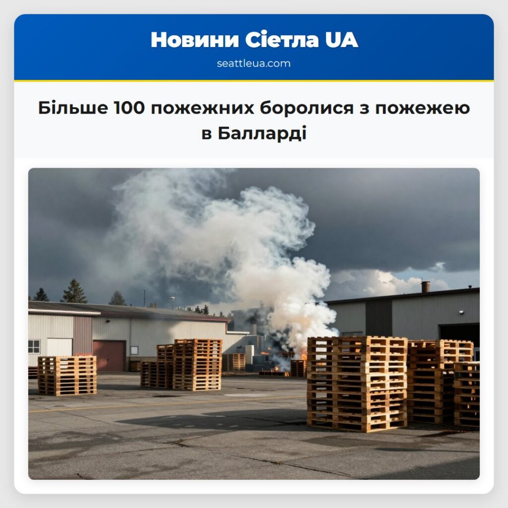 Більше 100 пожежних боролися з пожежею в Балларді