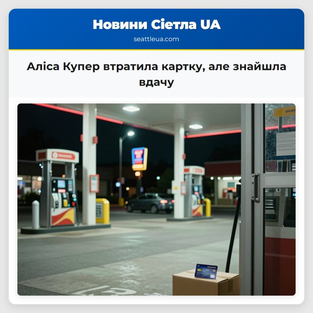 Аліса Купер втратила картку, але знайшла вдачу