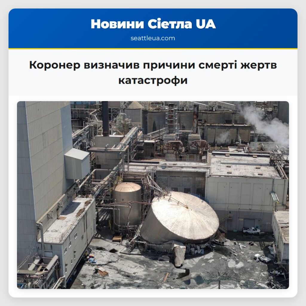 Коронер визначив причини смерті жертв катастрофи