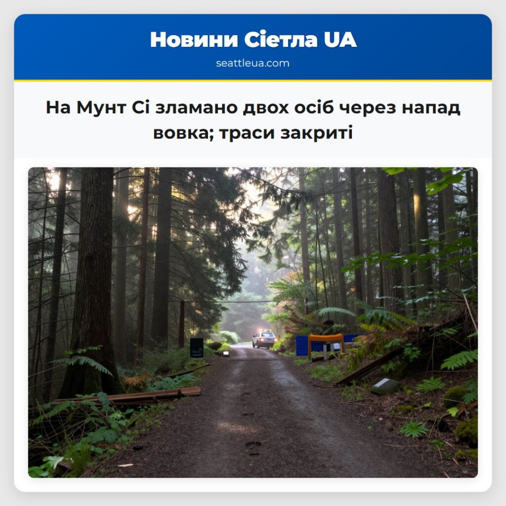 На Мунт Сі зламано двох осіб через напад вовка;