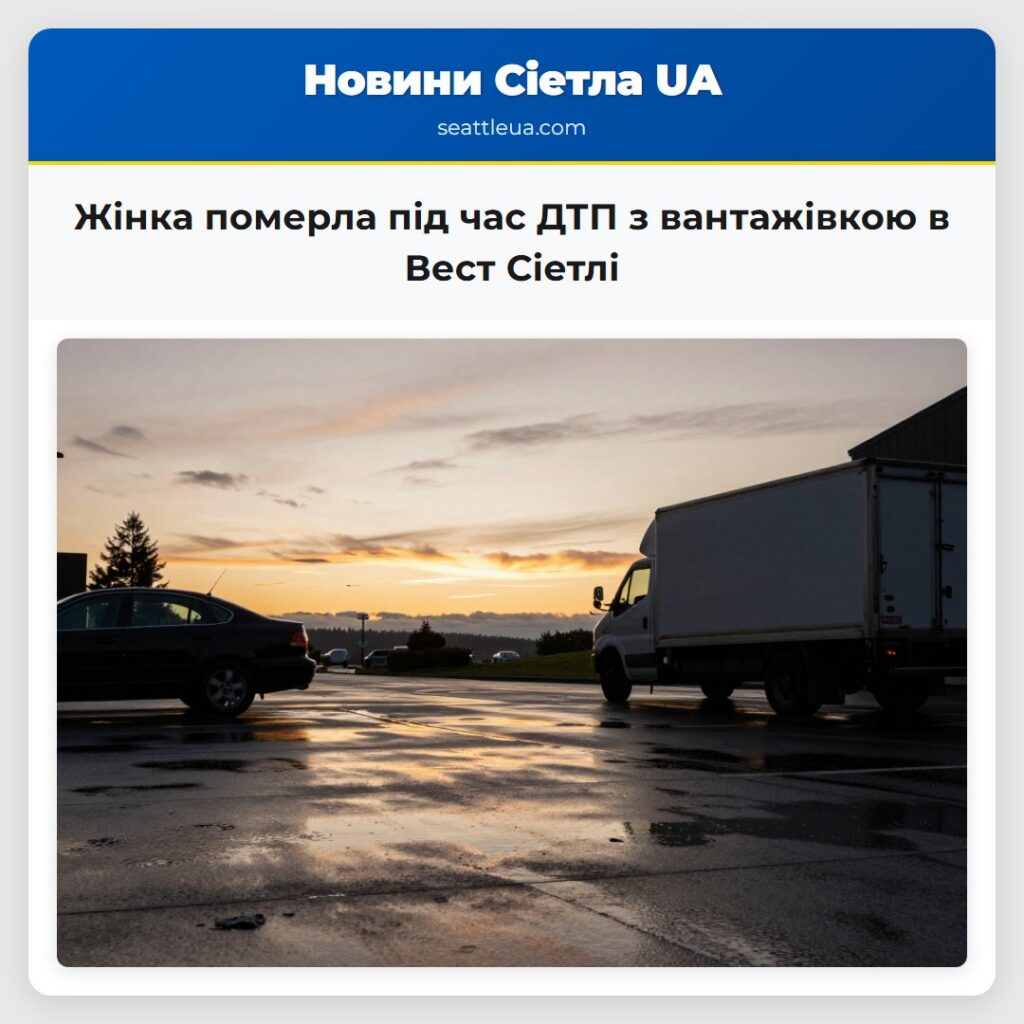 Жінка померла під час ДТП з вантажівкою в Вест