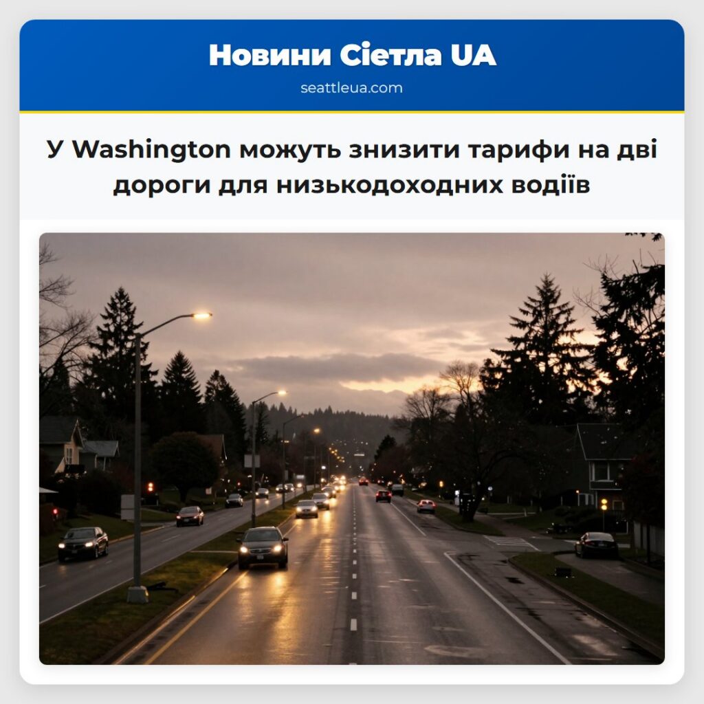 У Washington можуть знизити тарифи на дві дороги