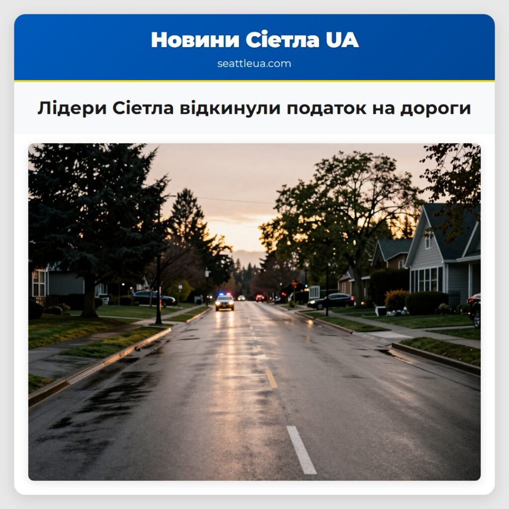 Лідери Сіетла відкинули податок на дороги