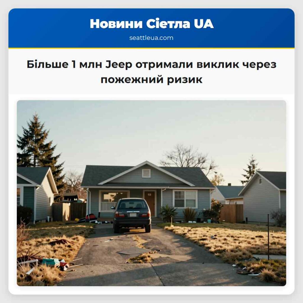 Більше 1 млн Jeep отримали виклик через пожежний