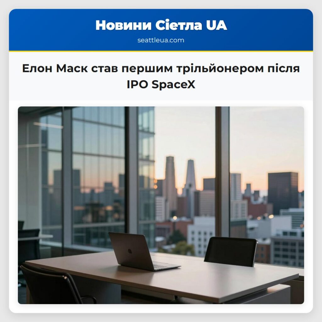Елон Маск став першим трільйонером після IPO