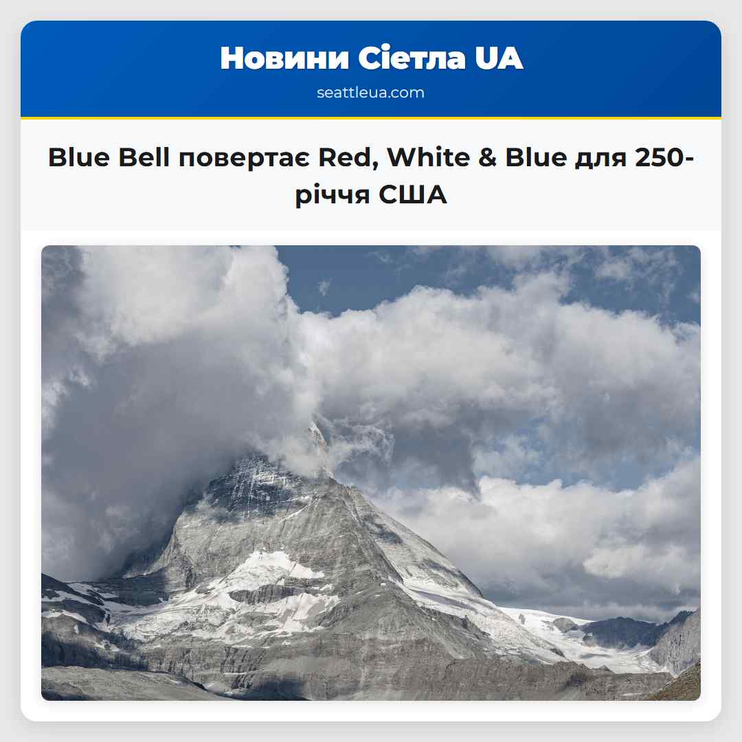 Blue Bell повертає Red White & Blue для 250-річчя США