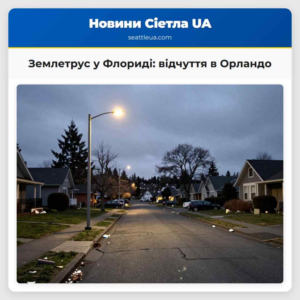 Землетрус у Флориді: відчуття в Орландо