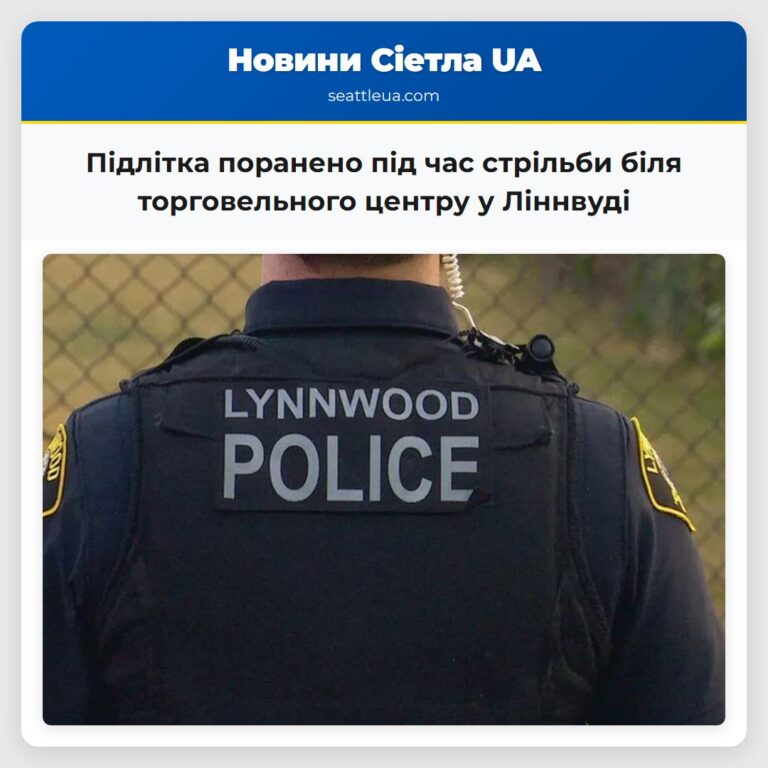 Підлітка поранено під час стрільби біля торговельного центру у Ліннвуді