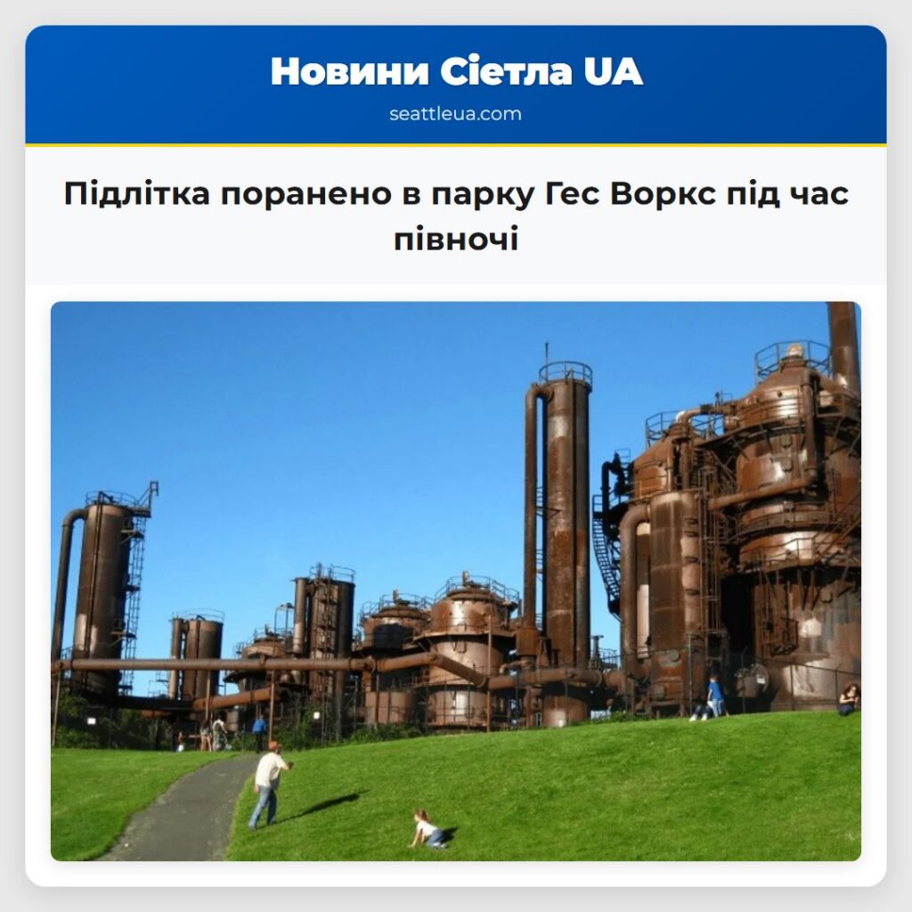 Підлітка поранено в парку Гес Воркс під час