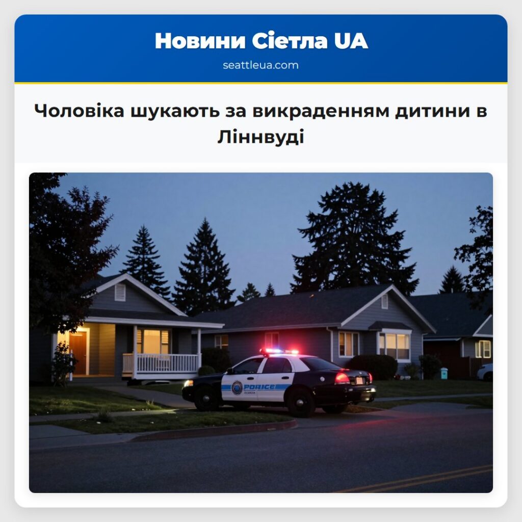 Чоловіка шукають за викраденням дитини в Ліннвуді