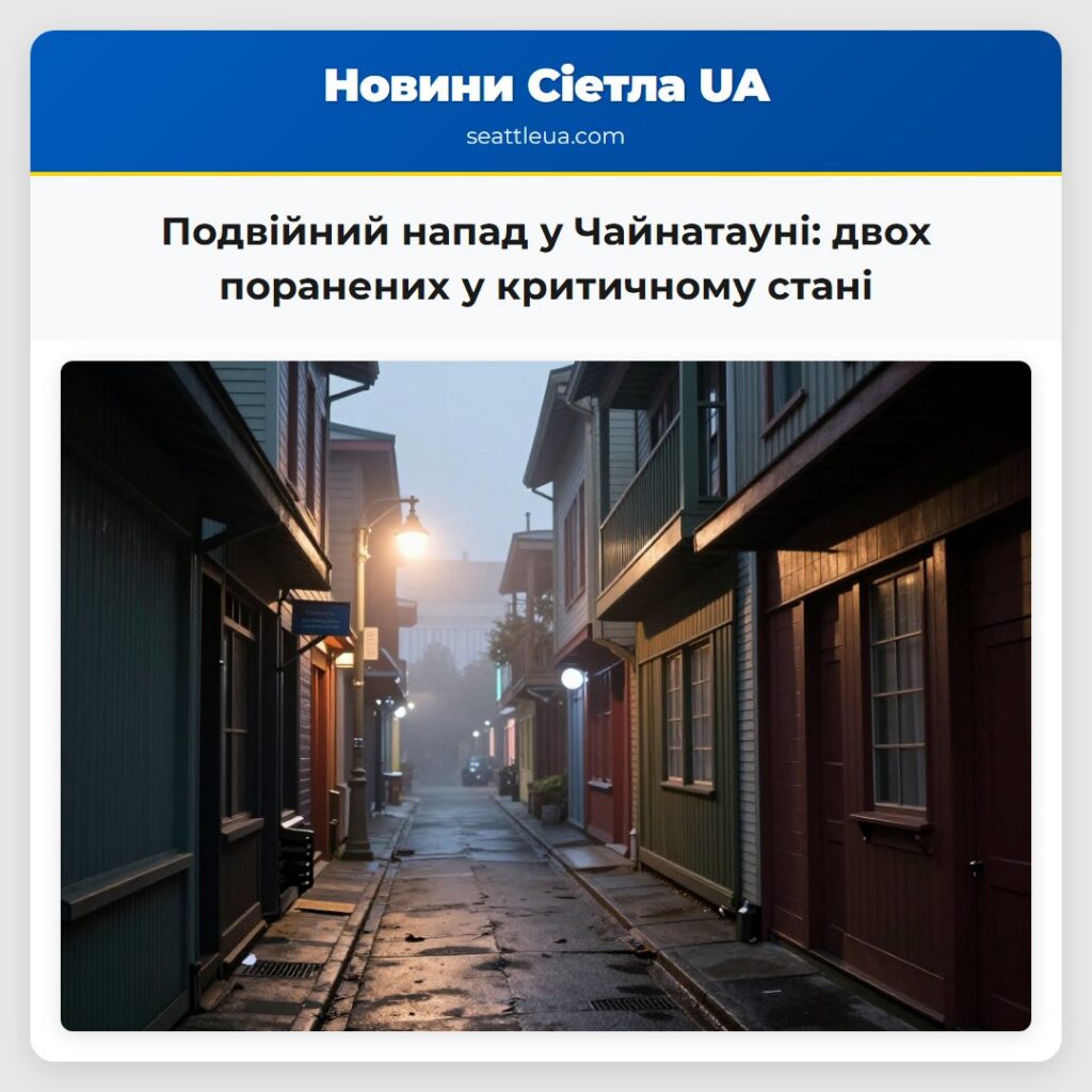 Подвійний напад у Чайнатауні: двох поранених у