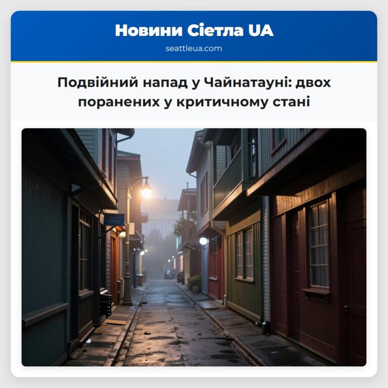 Подвійний напад у Чайнатауні двох поранених у критичному стані