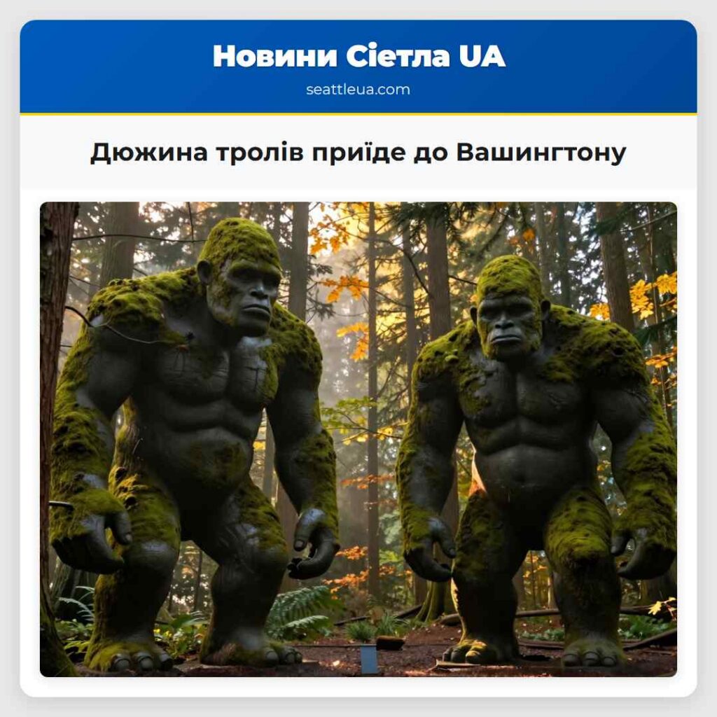 Дюжина тролів приїде до Вашингтону